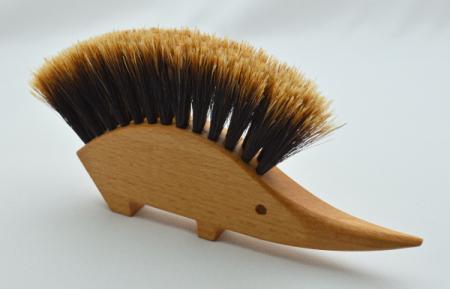 Tischfeger Igel 140 mm Hersteller Bürstenfabrik Keller GmbH in Todtnau im Schwarzwald. Traditionsunternehmen seit 1869.